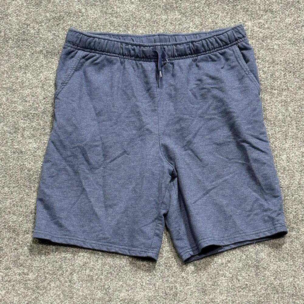 Cat & Jack Shorts Boys 14 Husky Blue French Terry Elastic Waist Drawstring Gym